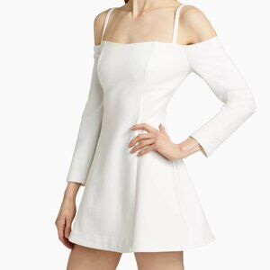 Reformation Donatella Knit White Dress, XS